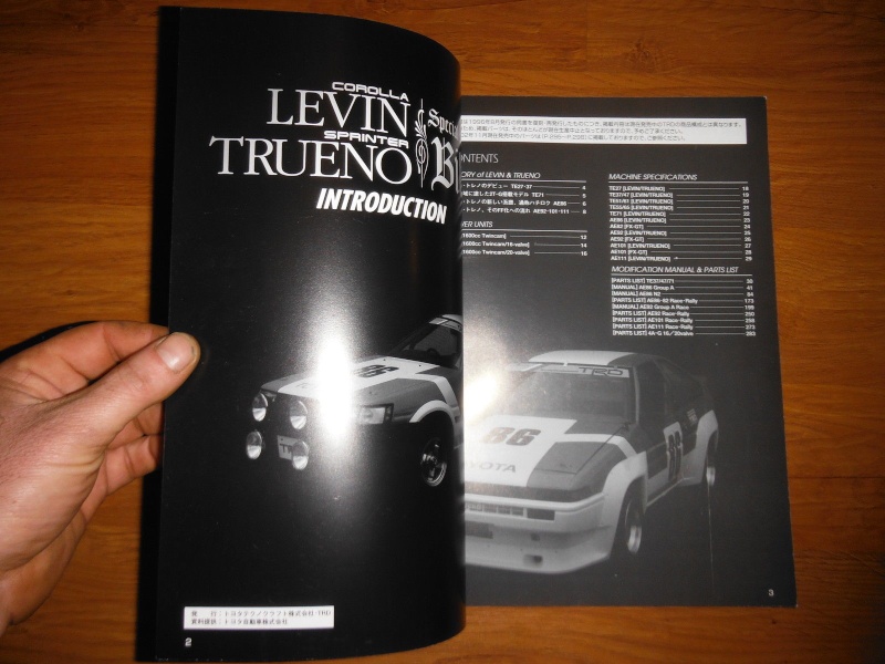 Very Rare TRD Corolla Levin Sprinter Trueno Bible Book - General 