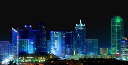 Dallas bei Nacht